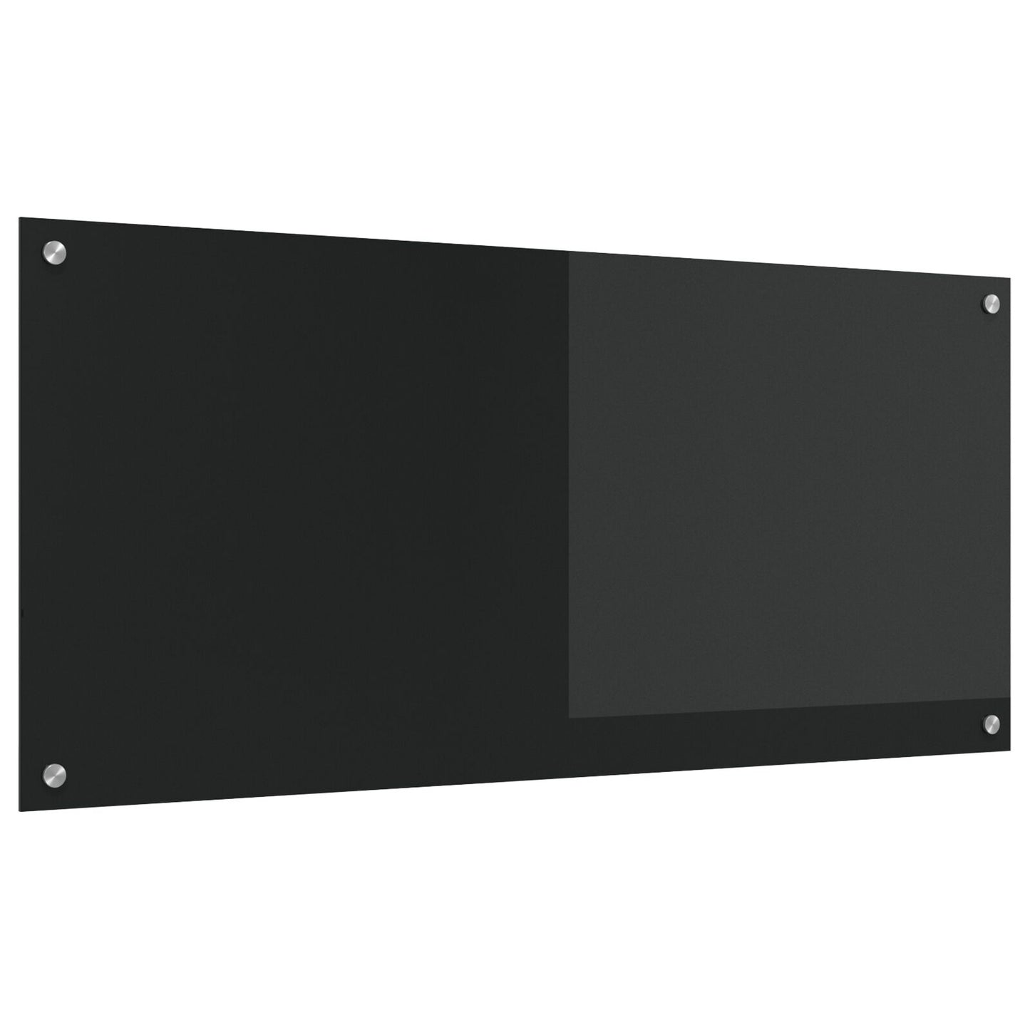 Paraforno Per Cucina  Nero 110X50X0,6 Cm In Vetro Temperato