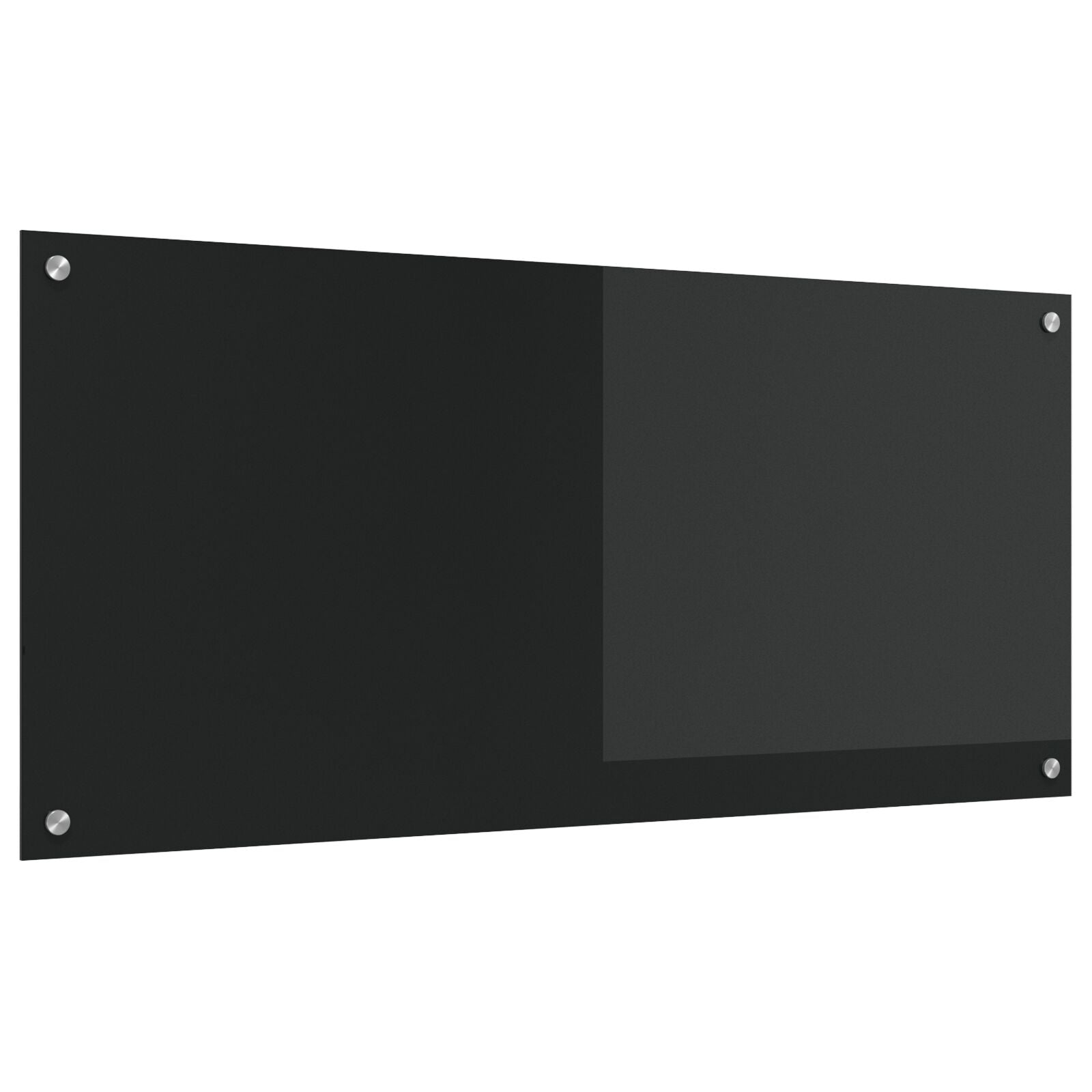 Paraforno Per Cucina  Nero 110X50X0,6 Cm In Vetro Temperato
