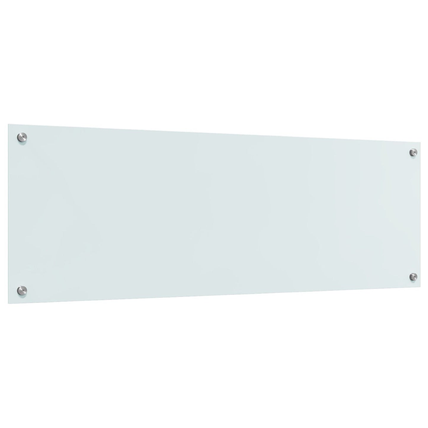 Schienale Da Cucina Bianco 120X40X0,6 Cm In Vetro Temperato