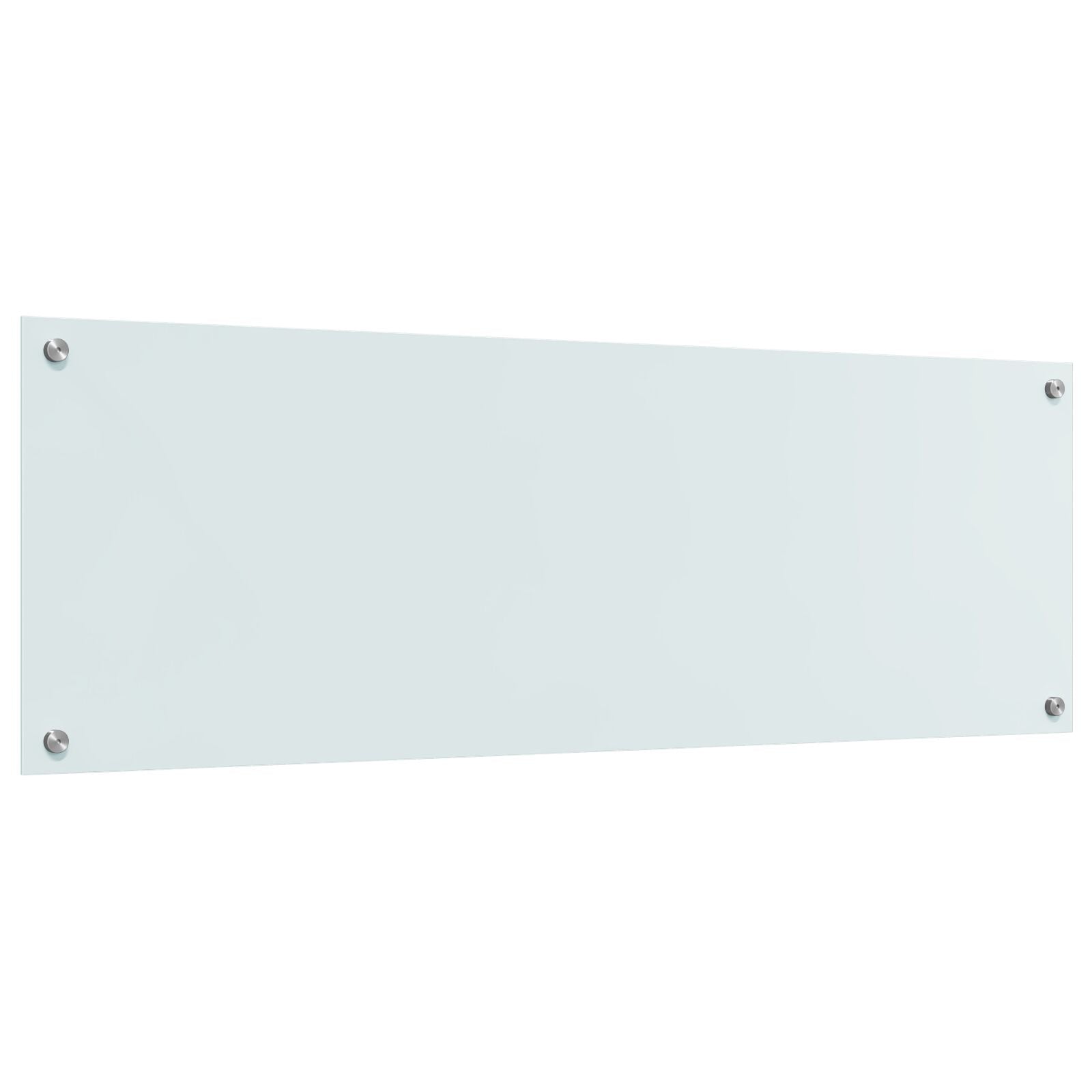 Schienale Da Cucina Bianco 120X40X0,6 Cm In Vetro Temperato