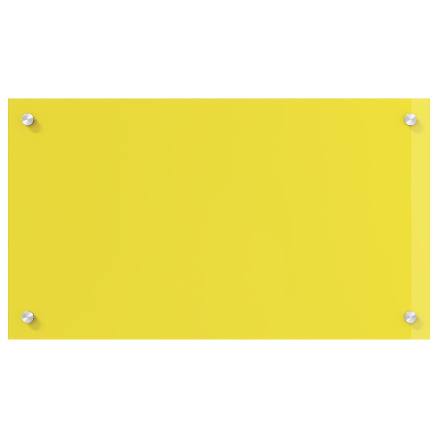 Schienale Cucina Giallo 70X40X0,6 Cm Vetro Temperato