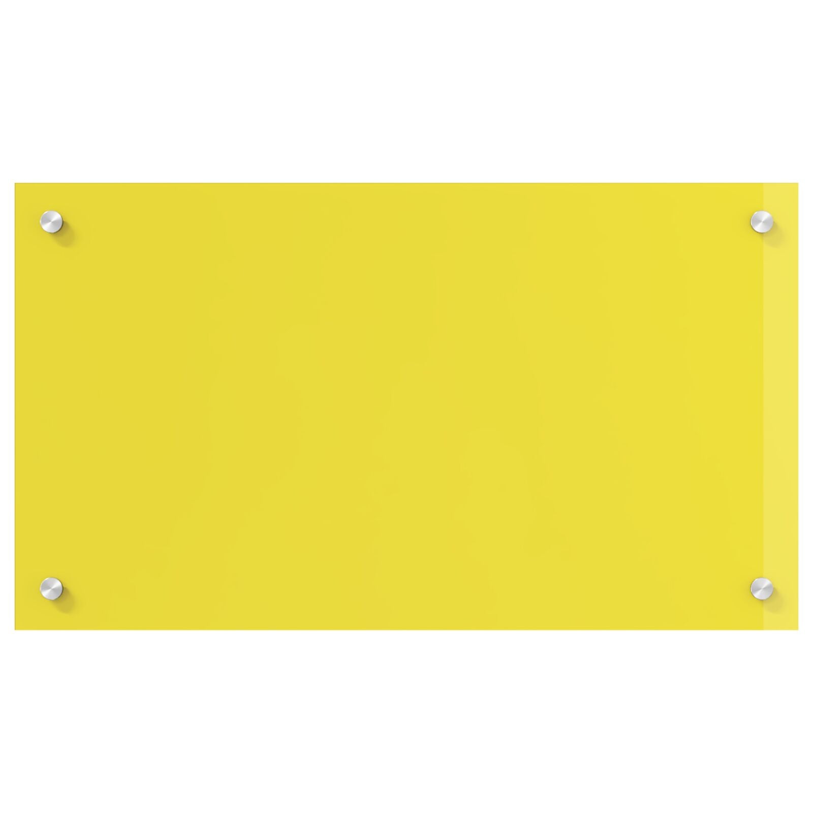 Schienale Cucina Giallo 70X40X0,6 Cm Vetro Temperato