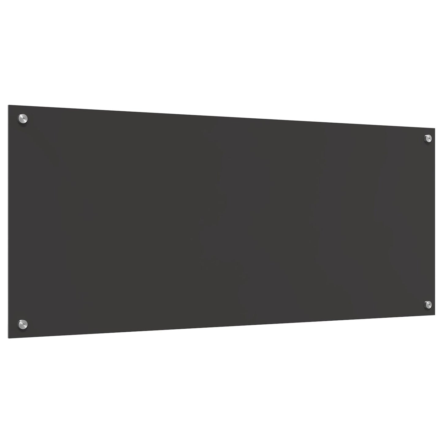 Schienale Da Cucina Grigio Scuro 120X50X0,6 Cm In Vetro Temperato -