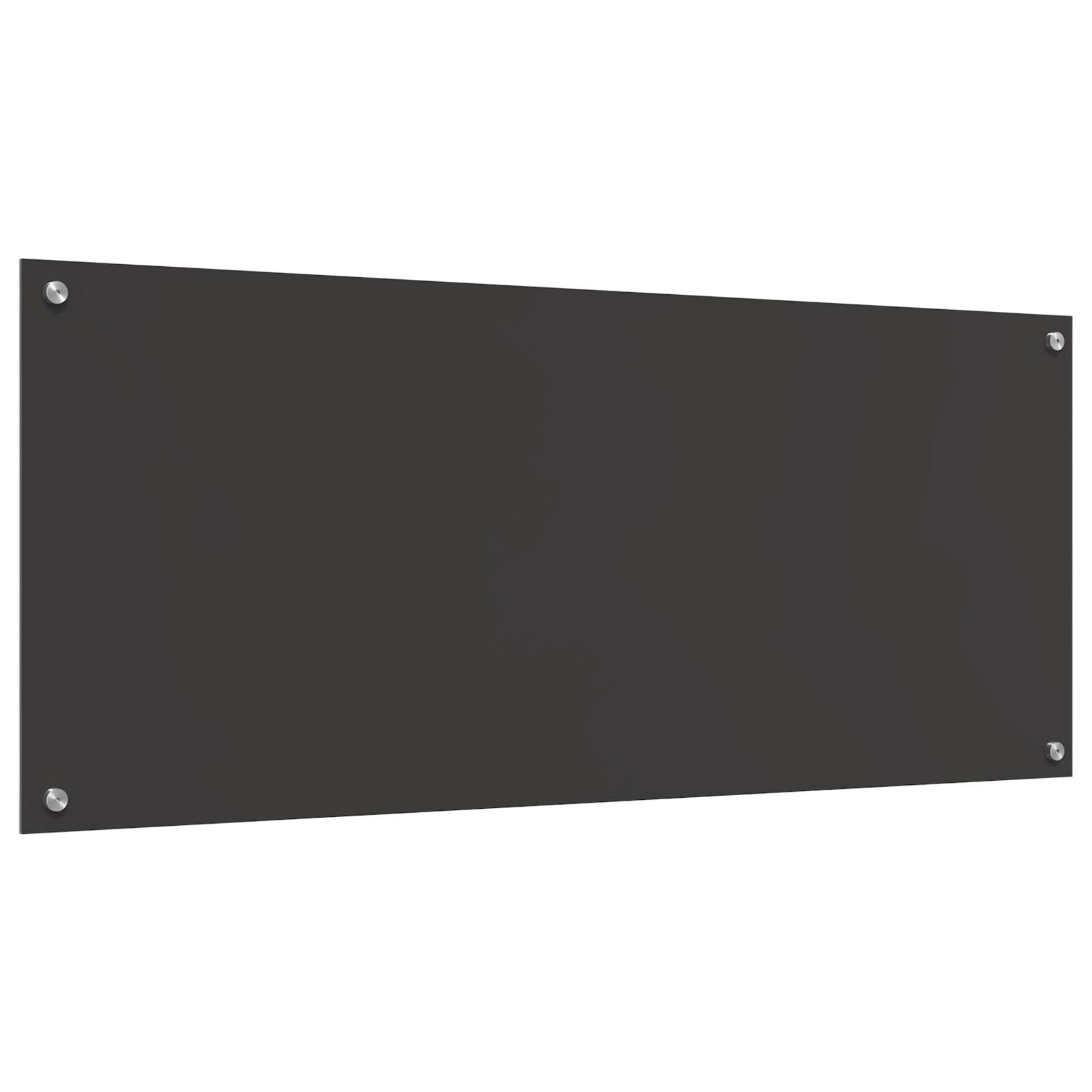 Schienale Da Cucina Grigio Scuro 120X50X0,6 Cm In Vetro Temperato -
