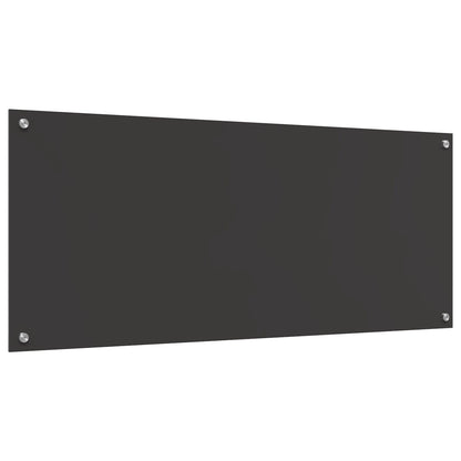 Schienale Da Cucina Grigio Scuro 120X50X0,6 Cm In Vetro Temperato -