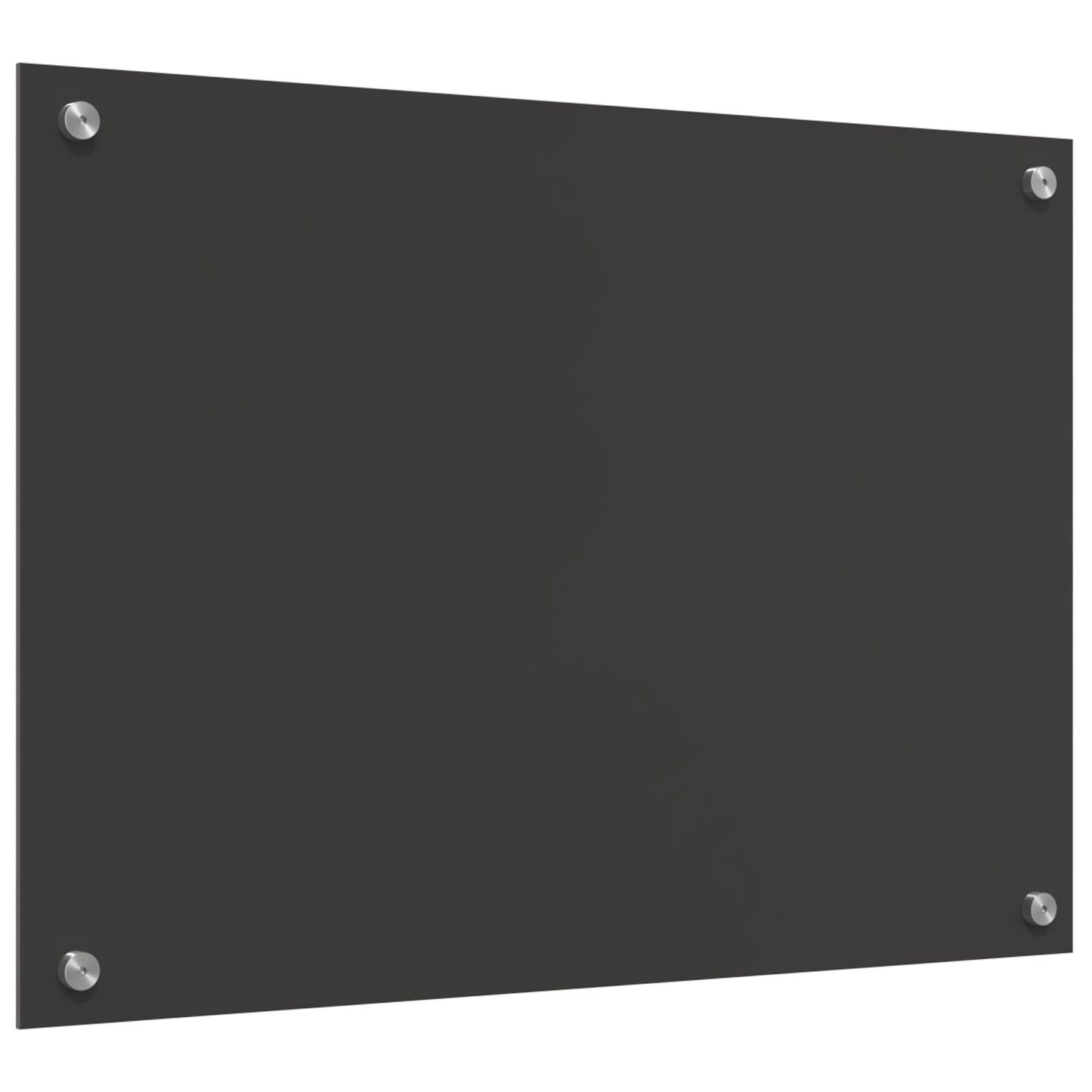 Schienale Cucina Grigio Scuro 70X50X0,6 Cm Vetro Temperato