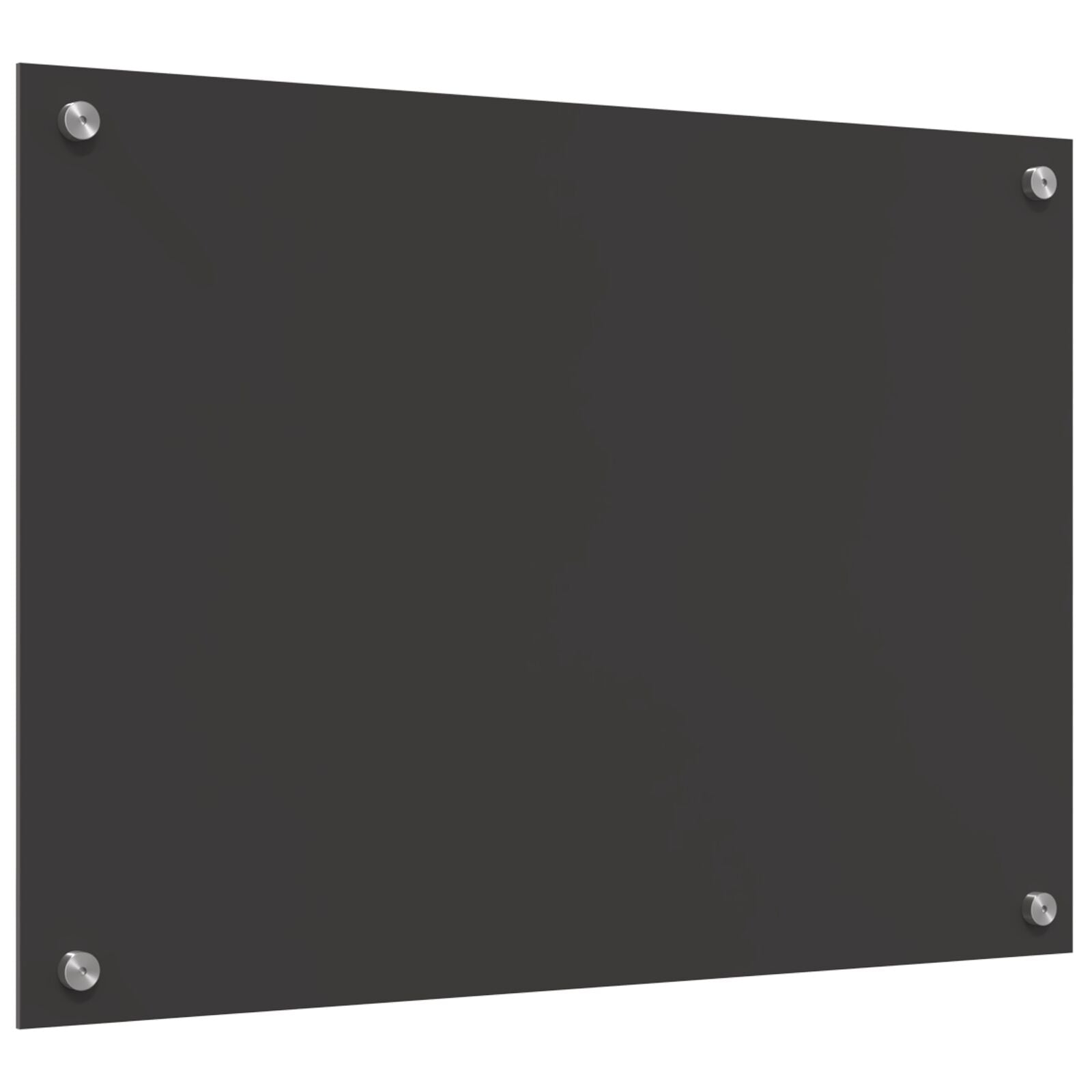 Schienale Cucina Grigio Scuro 70X50X0,6 Cm Vetro Temperato