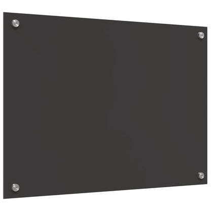 Schienale Cucina Grigio Scuro 70X50X0,6 Cm Vetro Temperato