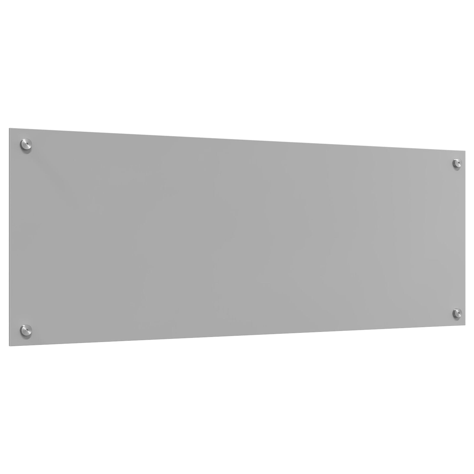 Schienale Cucina Grigio Chiaro 110X40X0,6 Cm Vetro Temperato Di