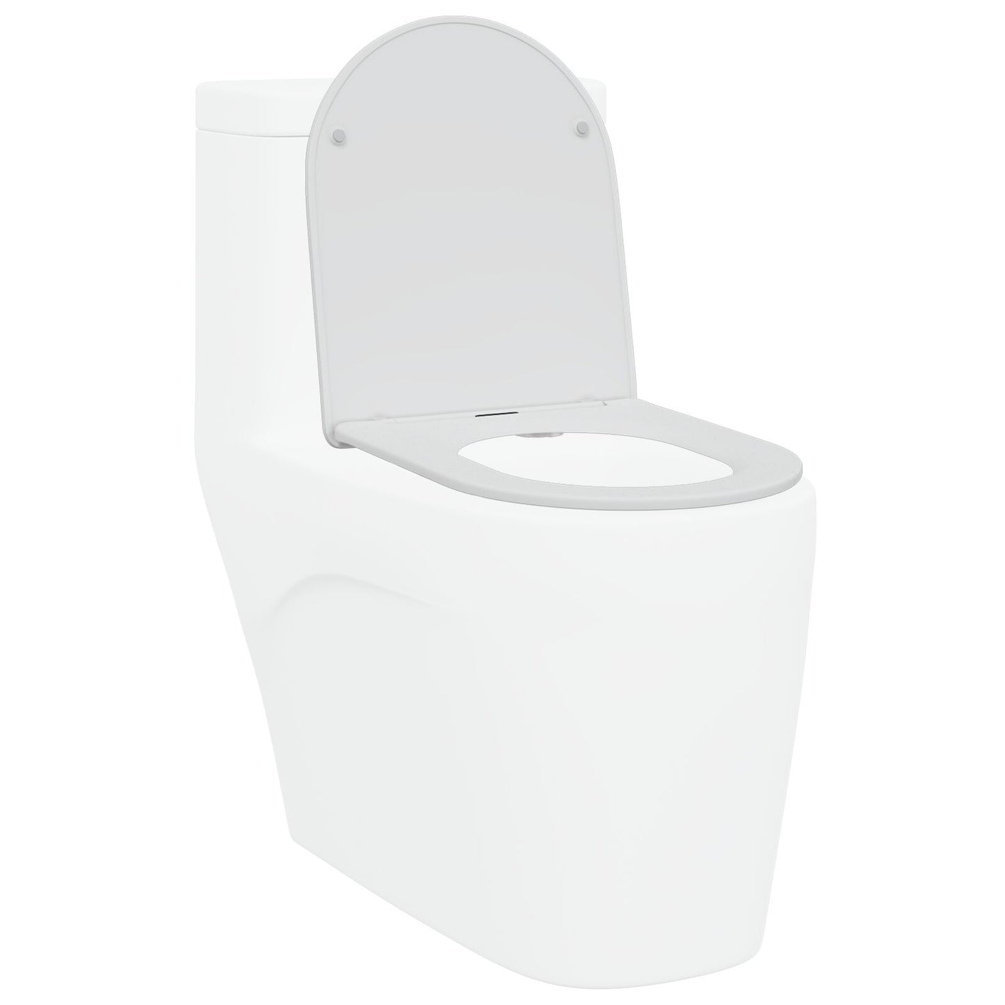 Sedile Per Toilette Con Chiusura Rapida E Soft Close In Duroplast Bianco