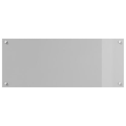 Schienale Cucina Grigio Chiaro 100X40X0,6 Cm In Vetro Temperato -
