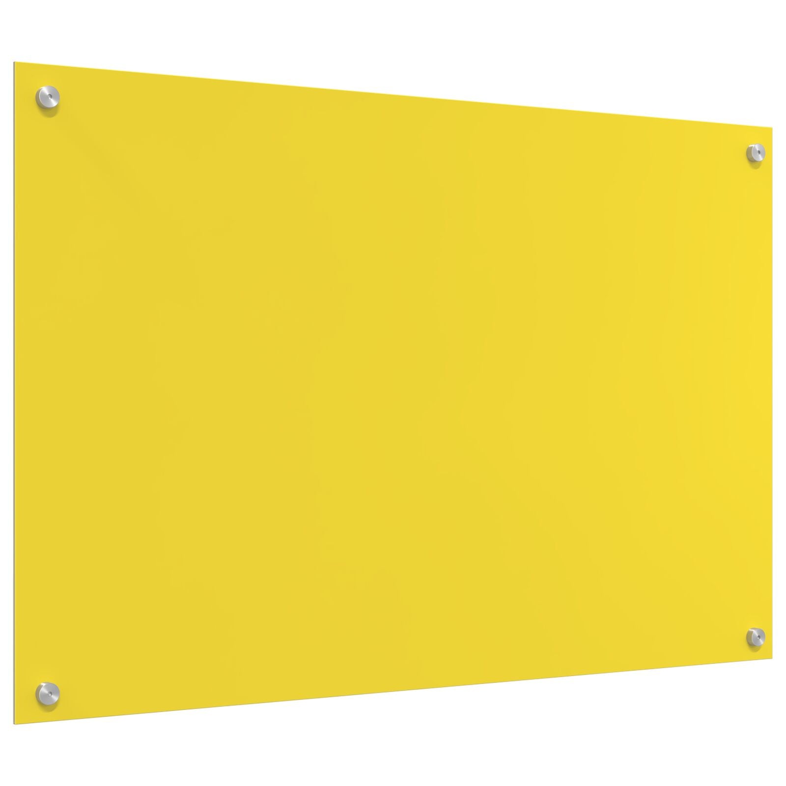 Splashback Cucina  Giallo 90X60X0,6 Cm In Vetro Temperato