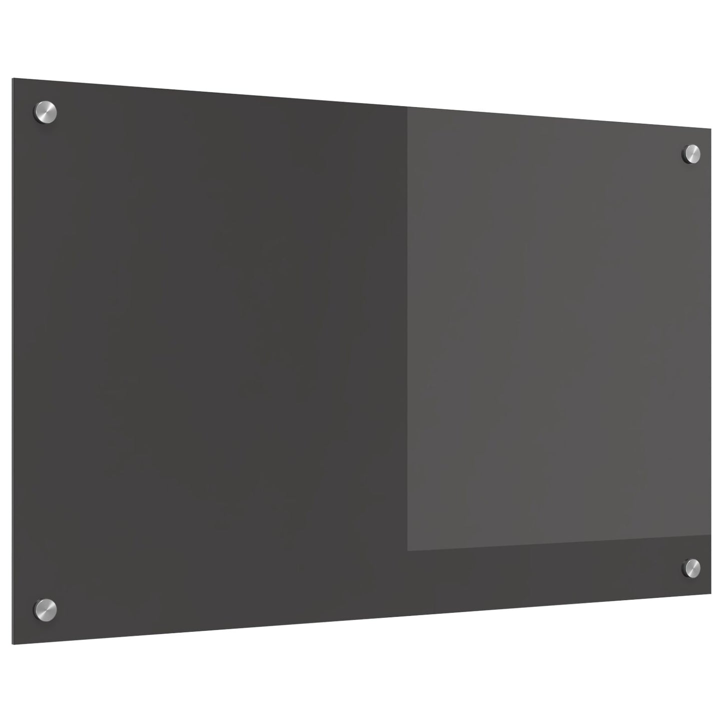 Schienale Cucina Grigio Scuro 80X50X0.6 Cm Vetro Temperato