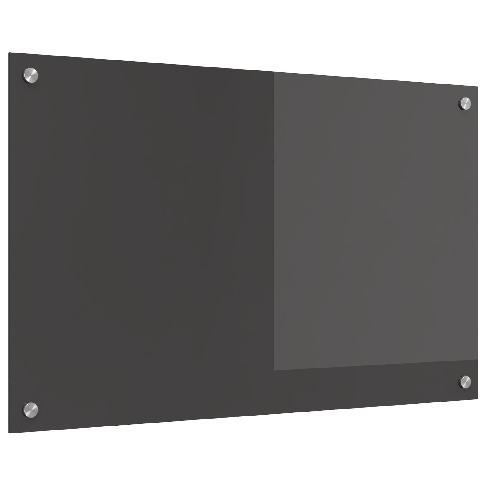 Schienale Cucina Grigio Scuro 80X50X0.6 Cm Vetro Temperato
