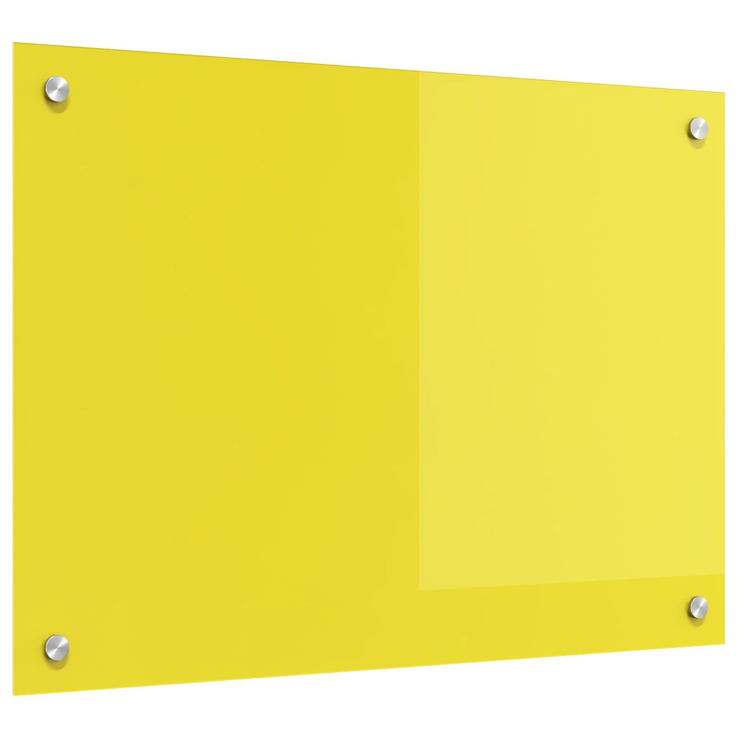 Schienale Per Cucina Giallo 70X50X0,6 Cm In Vetro Temperato Di