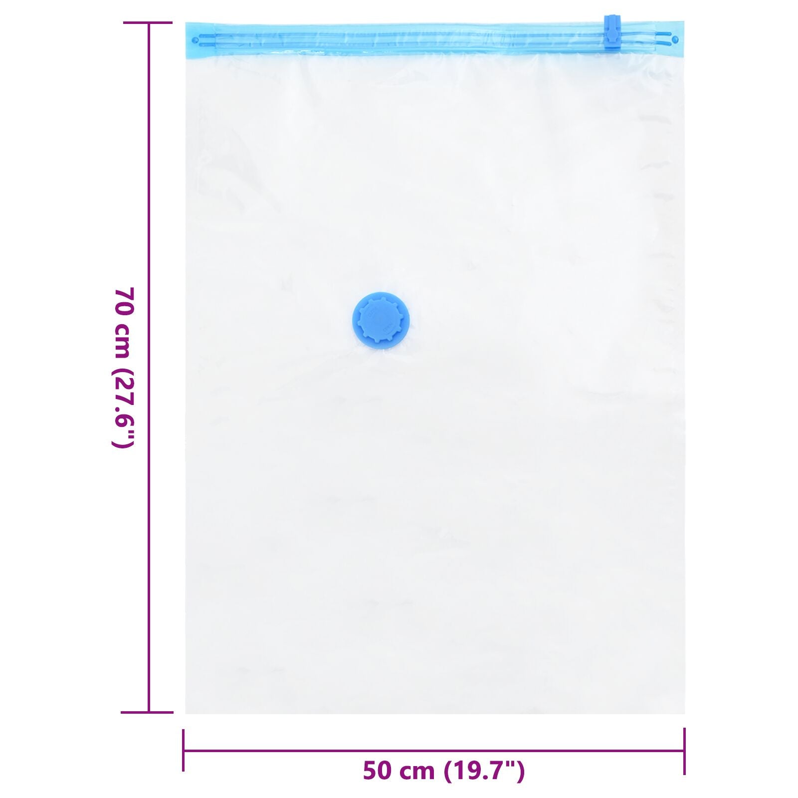 Borse Per Vuoto  10 Pz 70X50 Cm