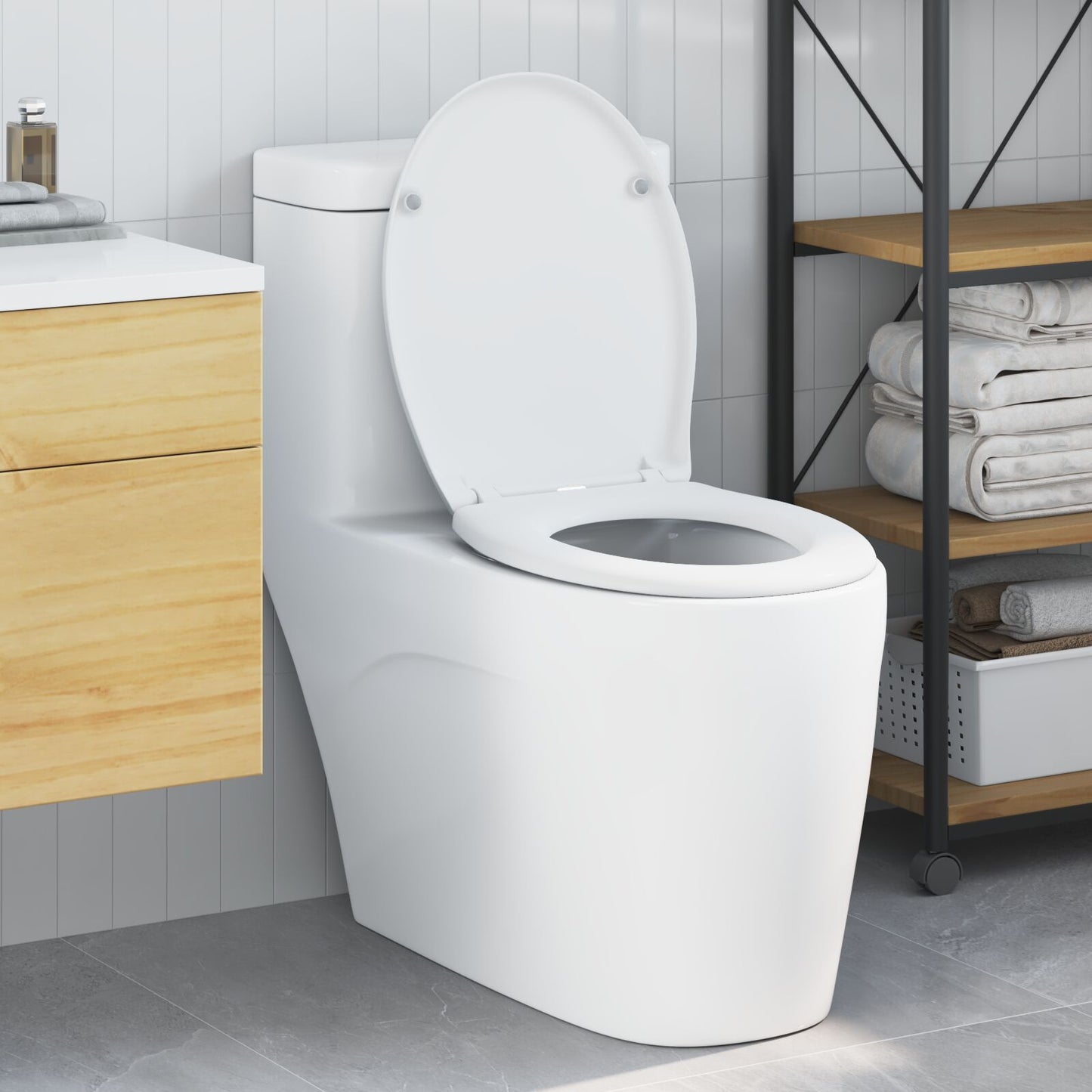 Sedile Del Wc A Rilascio Rapido Con Chiusura Morbida Duroplast