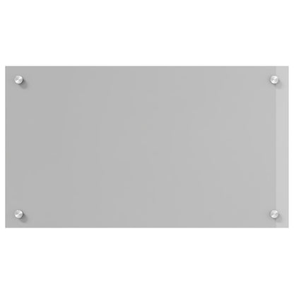 Schienale Cucina Grigio Chiaro 70X40X0,6 Cm Vetro Temperato