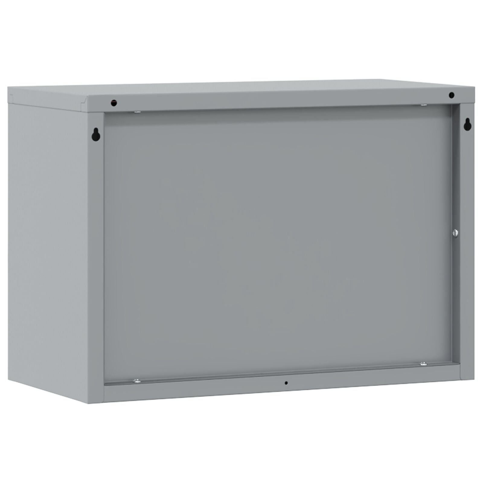 Mobiletto Da Parete  Con Porta A Sollevamento A Gas, Nero 50X25X35 Cm