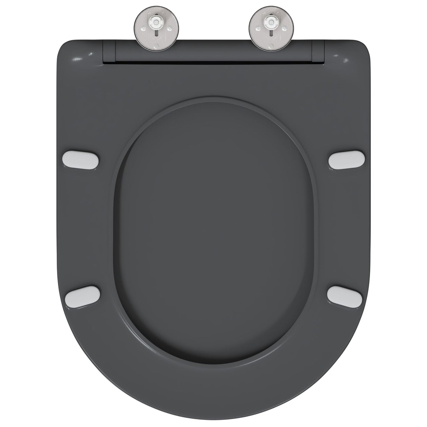 Sedile Del Wc Con Chiusura Morbida In Duroplast Antracite Di