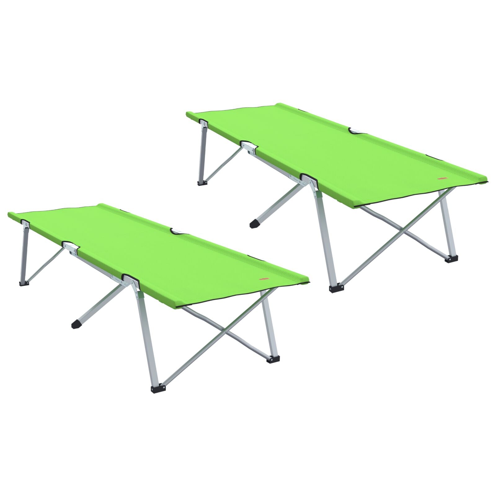 Letto Da Campeggio Pieghevole Metallo, Tessuto Standard