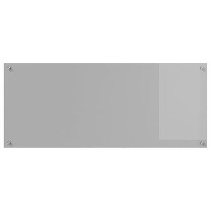 Pannello Di Schiena Per Cucina  Grigio Chiaro 120X50X0,6 Cm In Vetro Temperato