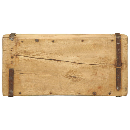 Vassoio 30X14X9 Cm Legno Massello Riciclato