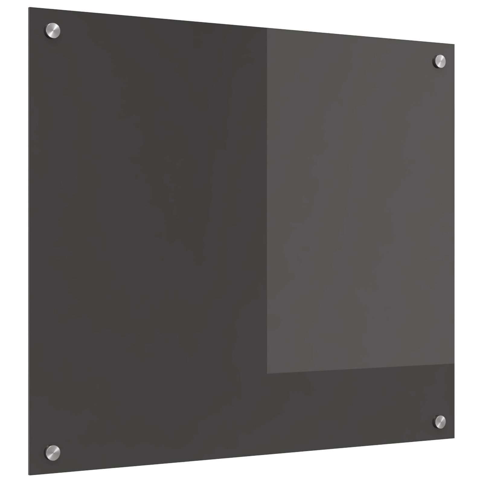 Schienale Cucina Grigio Scuro 70X60X0,6 Cm In Vetro Temperato