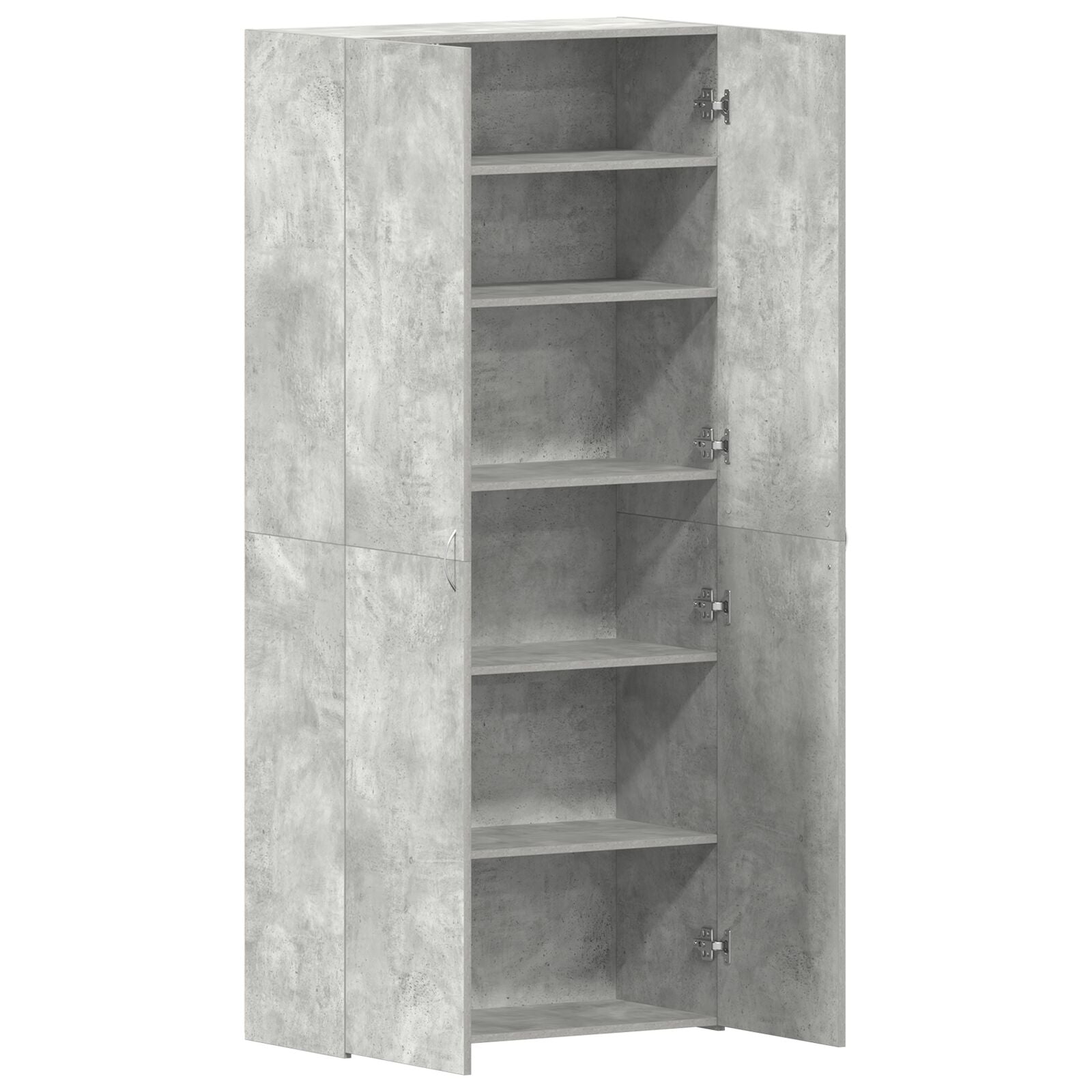 Armadio Scarpe  Grigio Cemento Legno Ingegnerizzato Armadio Scarpe