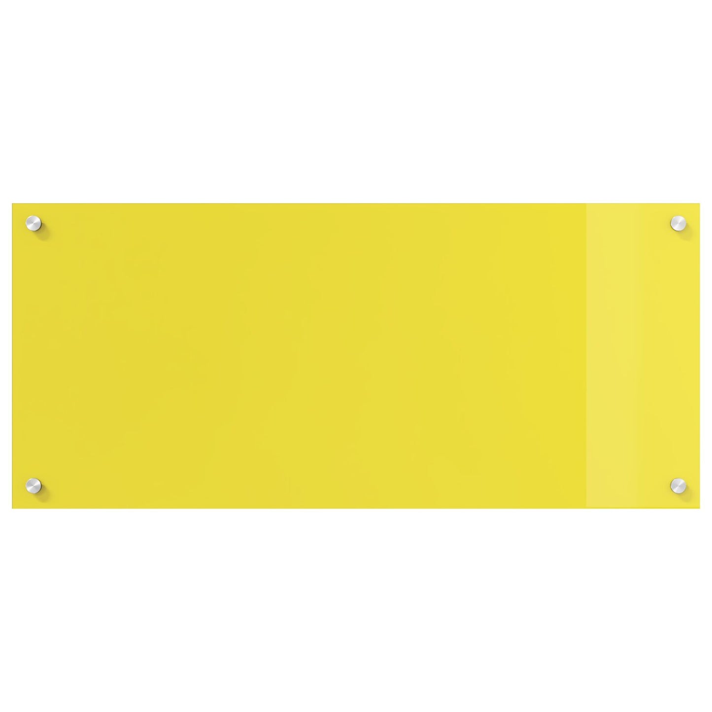 Schienale Cucina Giallo 90X40X0,6 Cm Vetro Temperato