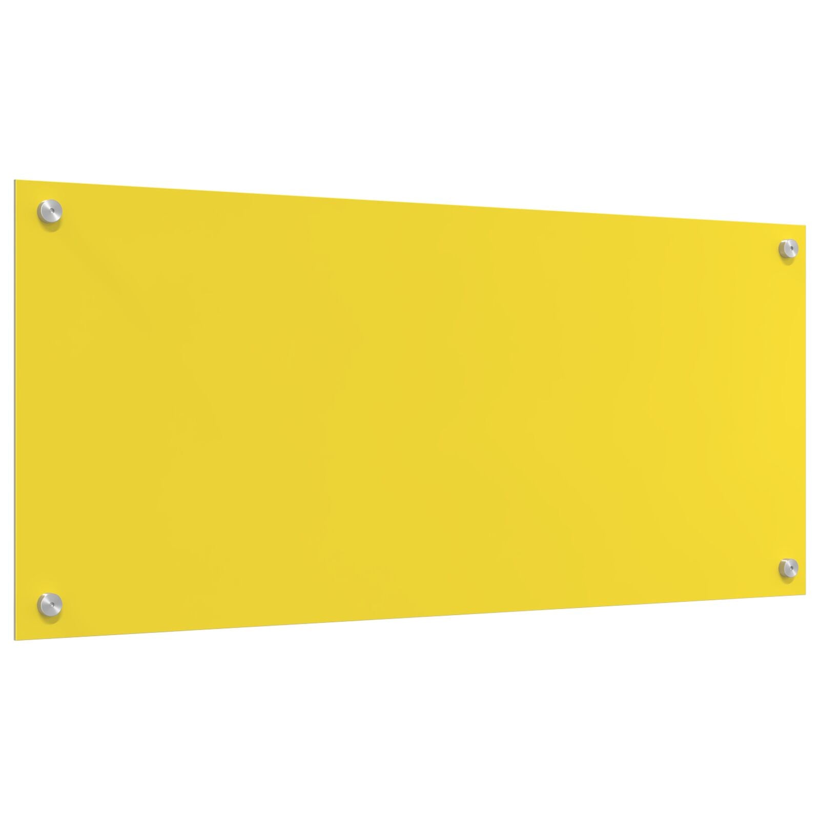 Schienale Cucina Giallo 90X40X0,6 Cm Vetro Temperato