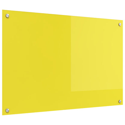 Splashback Cucina  Giallo 90X60X0,6 Cm In Vetro Temperato
