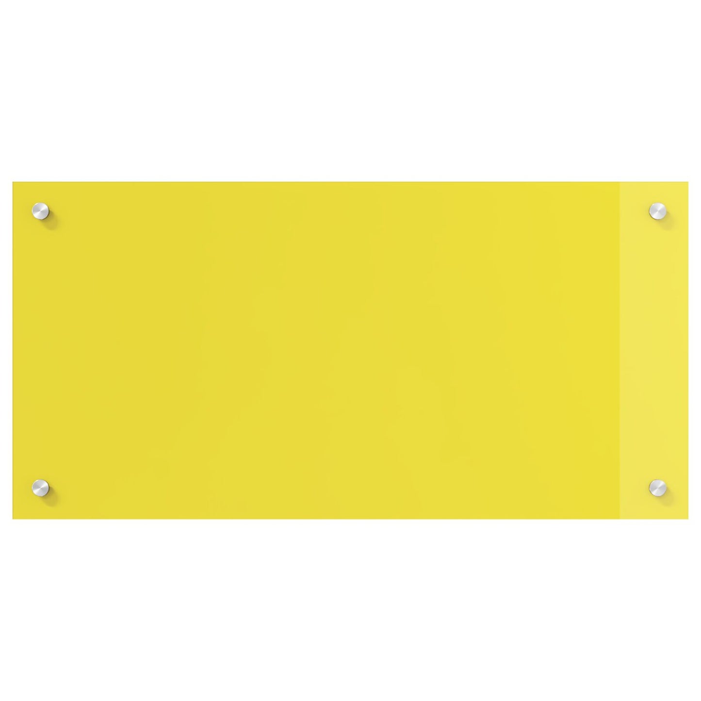 Schienale Da Cucina Giallo 80X40X0,6 Cm In Vetro Temperato