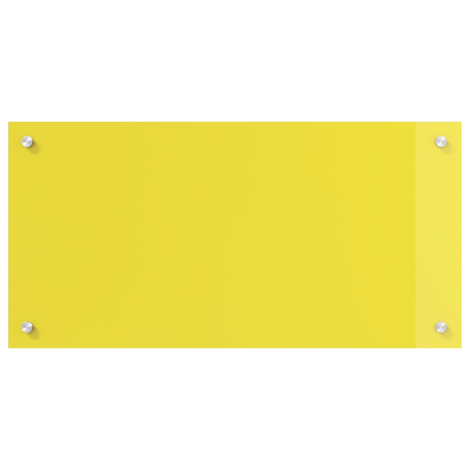 Schienale Da Cucina Giallo 80X40X0,6 Cm In Vetro Temperato