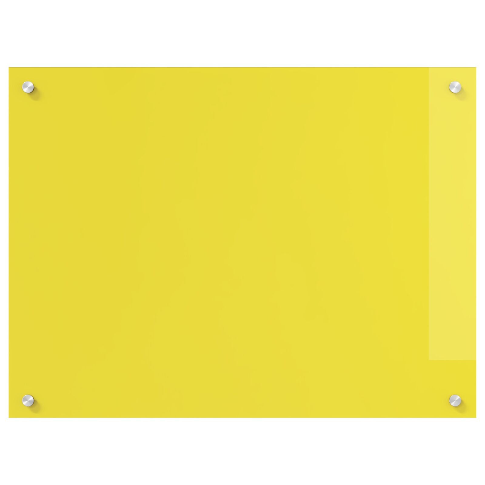 Schienale Da Cucina Giallo 80X60X0,6 Cm In Vetro Temperato