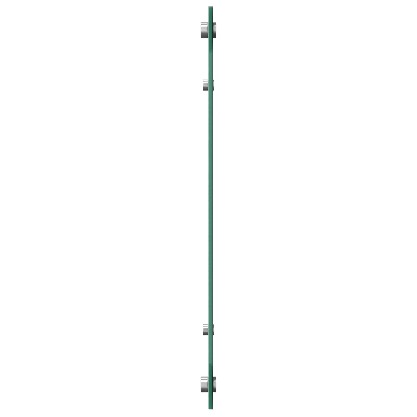 Schienale Cucina Grigio Scuro 100X50X0,6 Cm Vetro Temperato