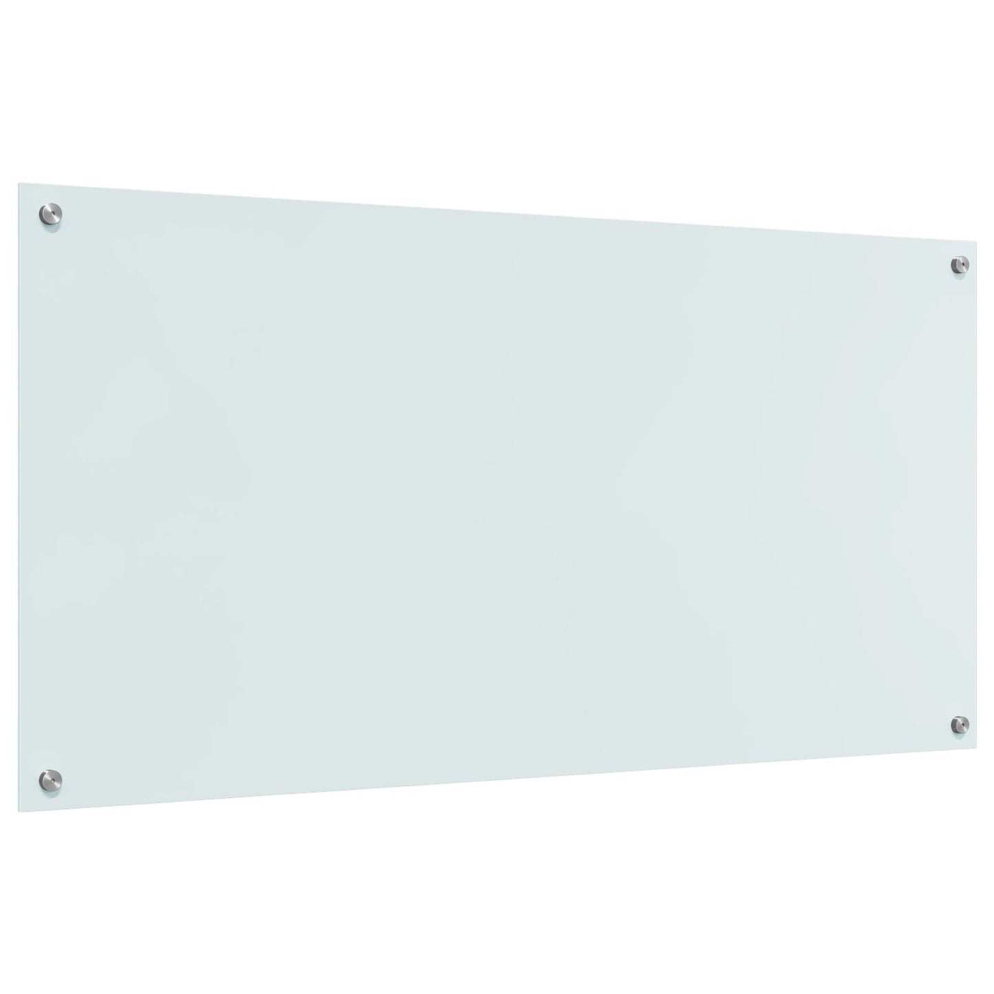 Schienale Cucina Bianco 120X60X0,6 Cm In Vetro Temperato
