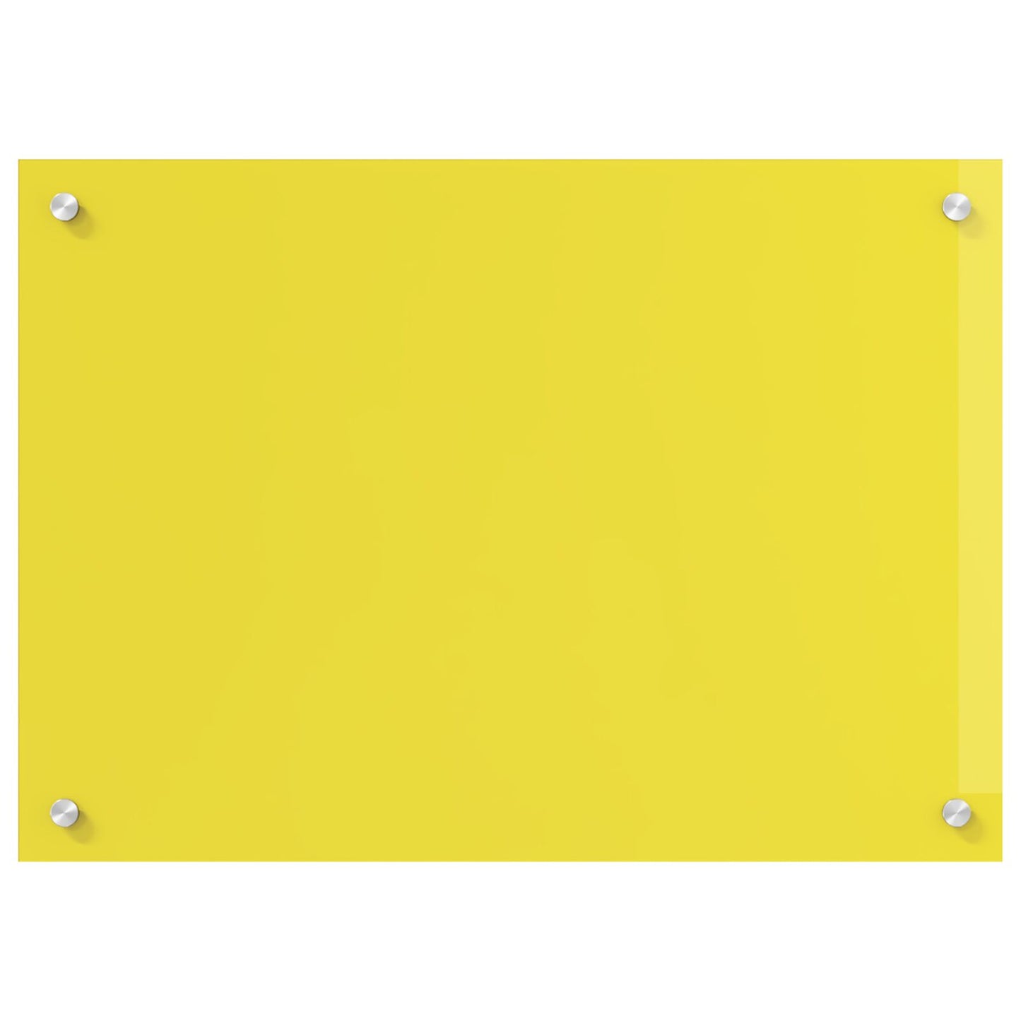 Schienale Da Cucina Giallo 70X60X0,6 Cm In Vetro Temperato -