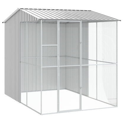Voliera Per Uccelli  215X110X247 Cm In Acciaio