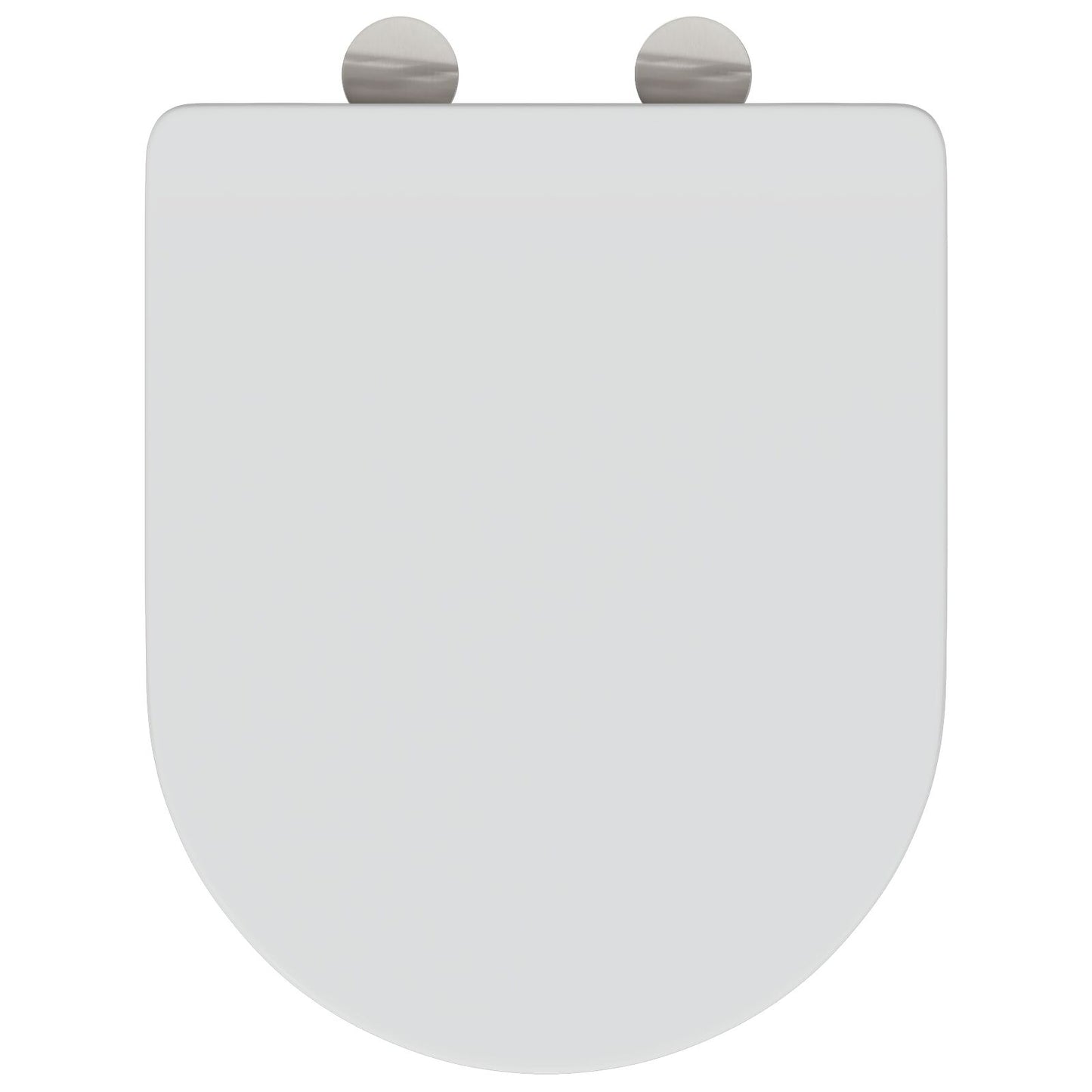 Sedile Per Toilette Con Chiusura Rapida E Soft Close In Duroplast Bianco