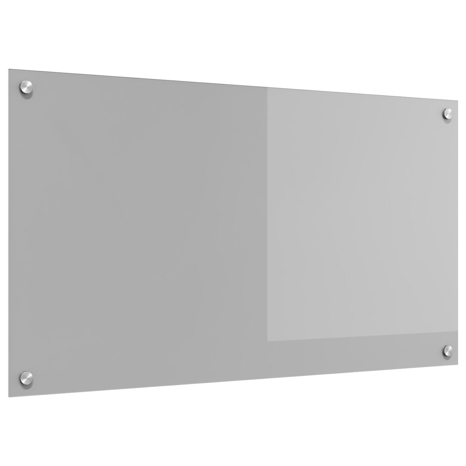 Cucina Backsplash Grigio Chiaro 90X50X0.6 Cm Vetro Temperato