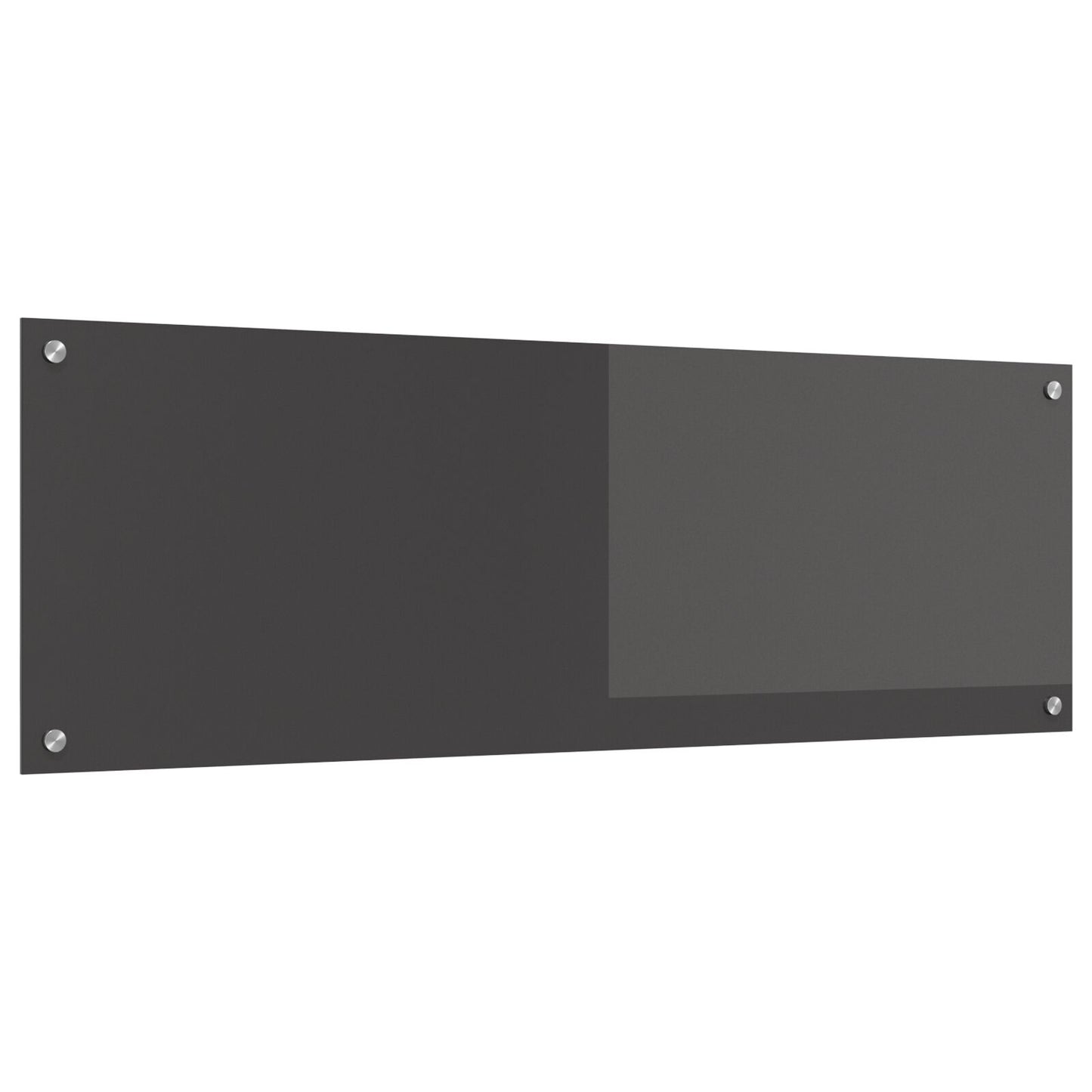 Schienale Cucina Grigio Scuro 120X40X0,6 Cm In Vetro Temperato -