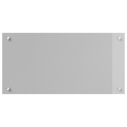 Schienale Cucina Grigio Chiaro 80X40X0,6 Cm In Vetro Temperato