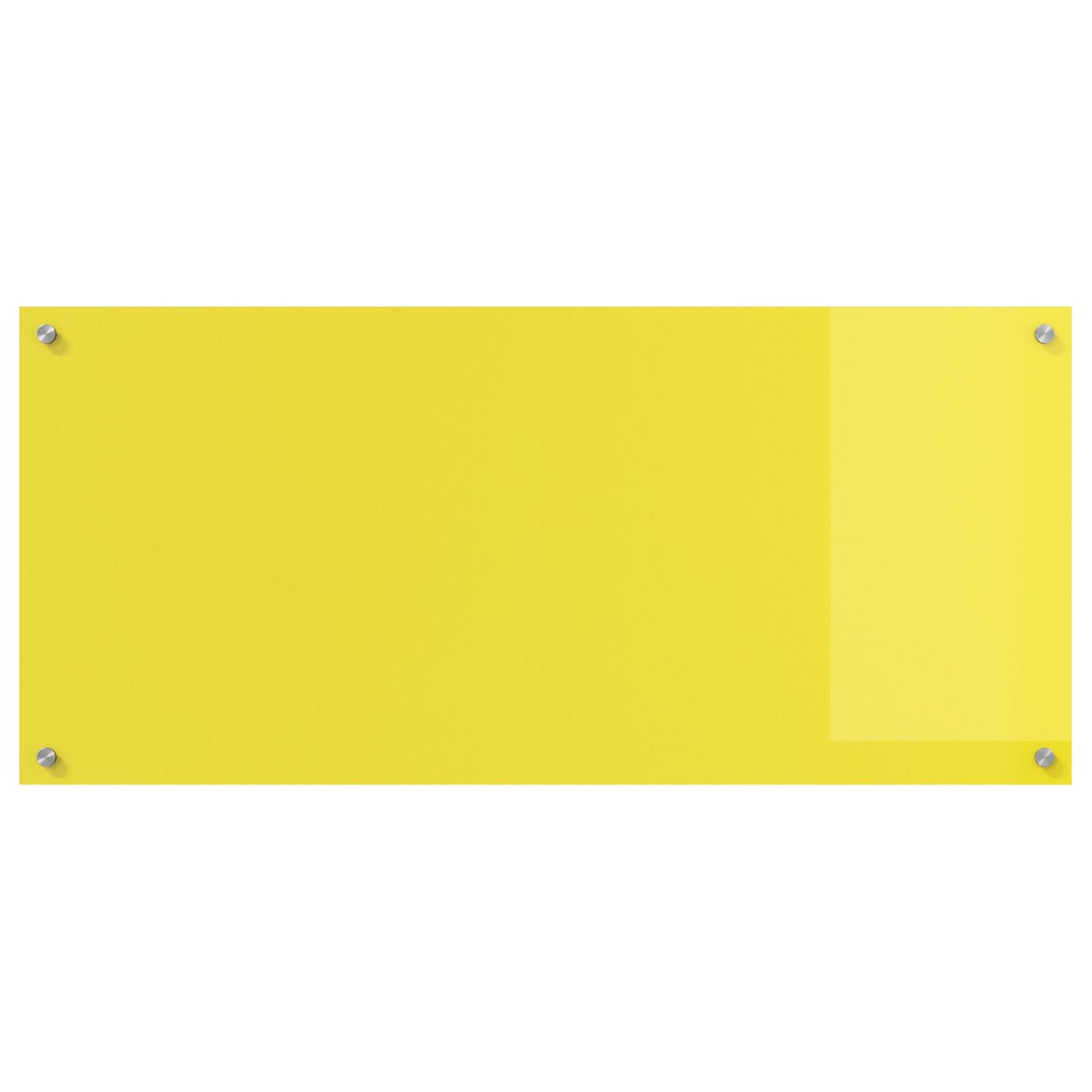 Schienale Da Cucina Giallo 110X50X0,6 Cm In Vetro Temperato