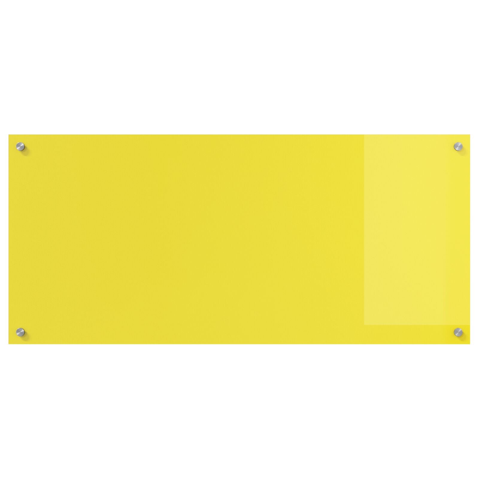 Schienale Da Cucina Giallo 110X50X0,6 Cm In Vetro Temperato