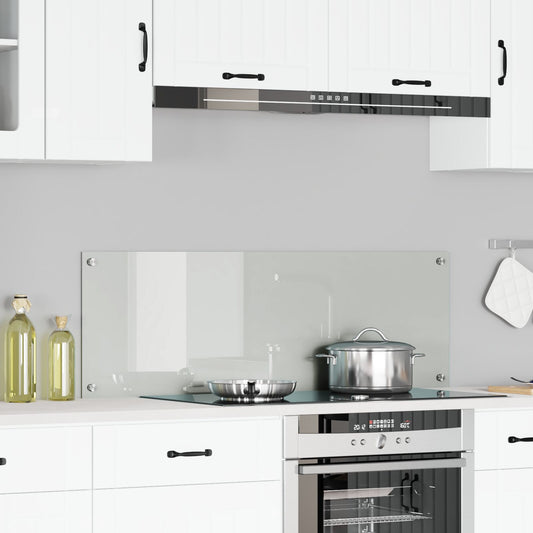 Schienale Cucina  Trasparente 120X40X0,6 Cm In Vetro Temperato