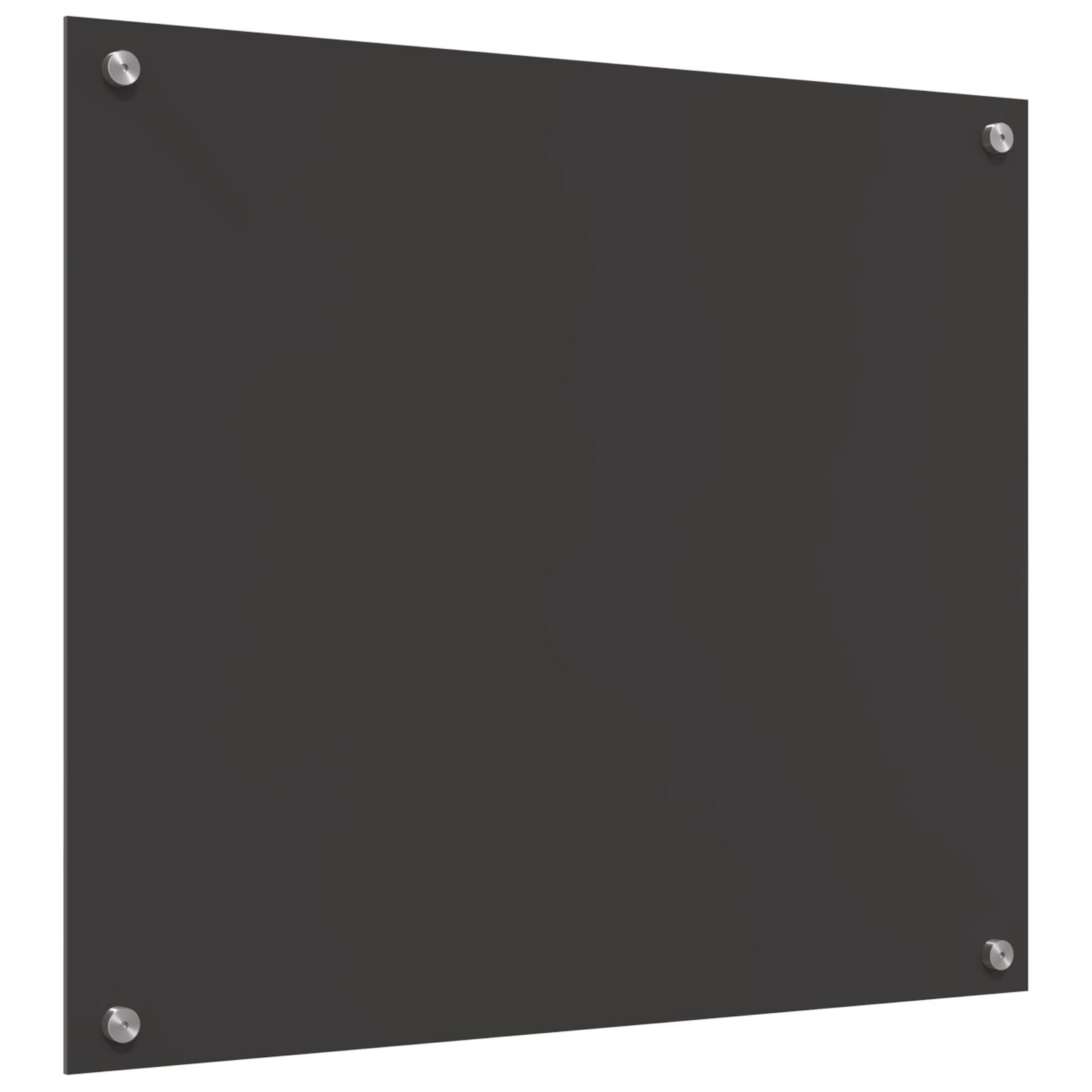Schienale Cucina Grigio Scuro 70X60X0,6 Cm In Vetro Temperato