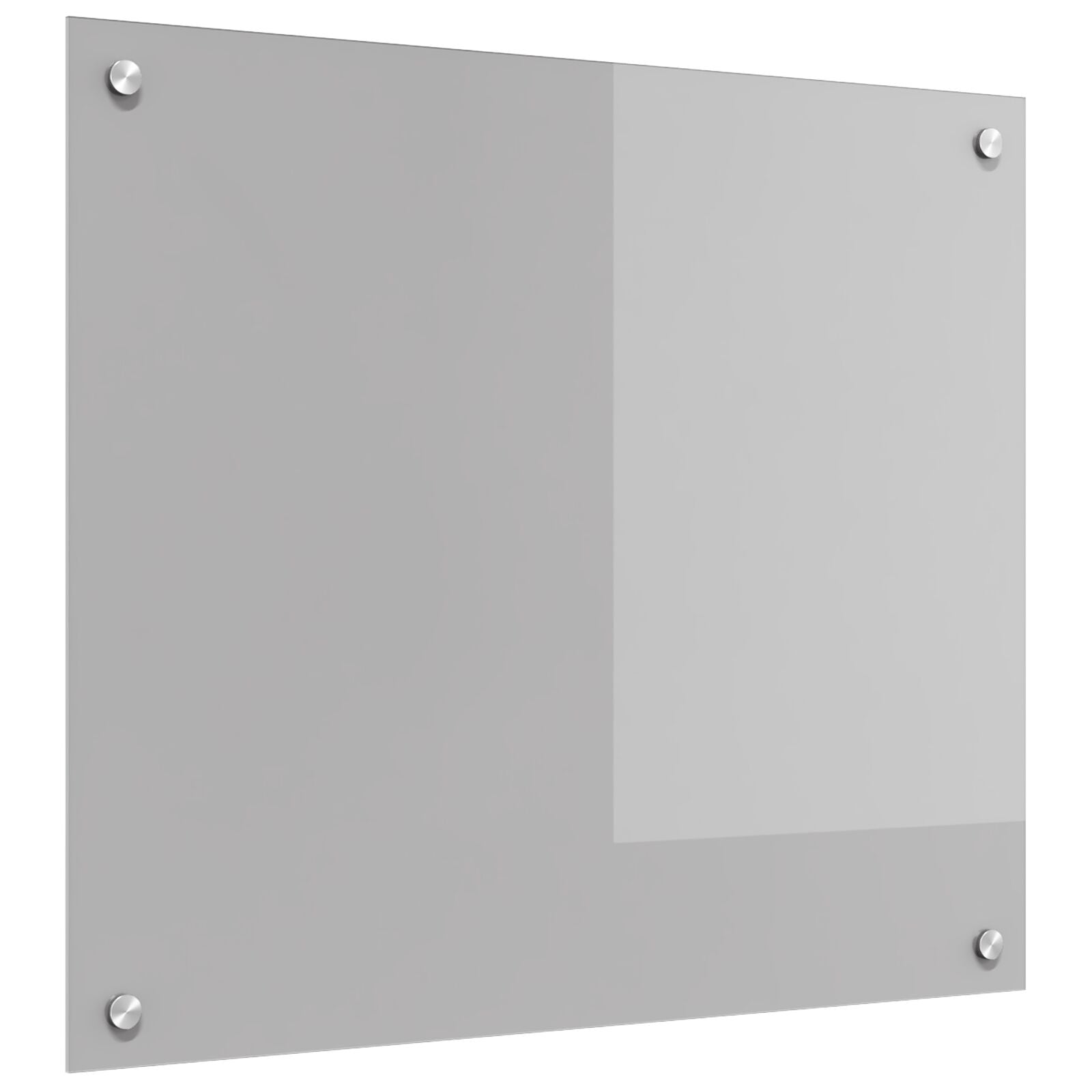 Pannello Cucina  Grigio Chiaro 70X60X0,6 Cm Vetro Temperato