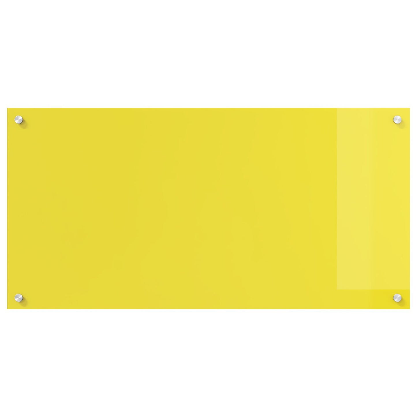 Schienale Da Cucina  Giallo 100X50X0,6 Cm In Vetro Temperato