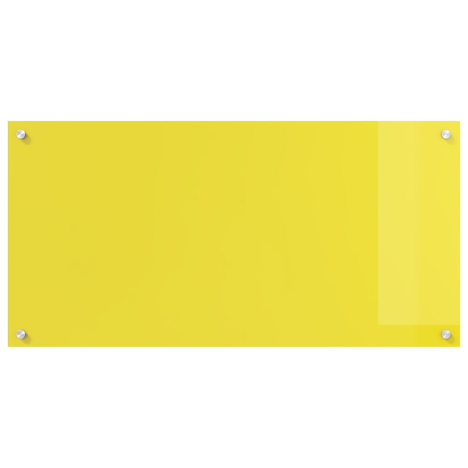 Schienale Da Cucina  Giallo 100X50X0,6 Cm In Vetro Temperato